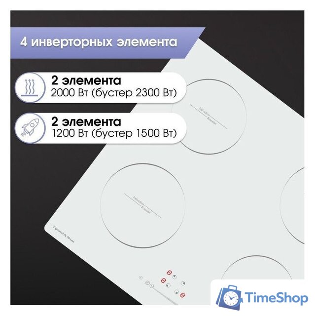 Варочная панель Zigmund & Shtain CI 30.6 W - Изображение №3 — Интернет-магазин Time-Shop