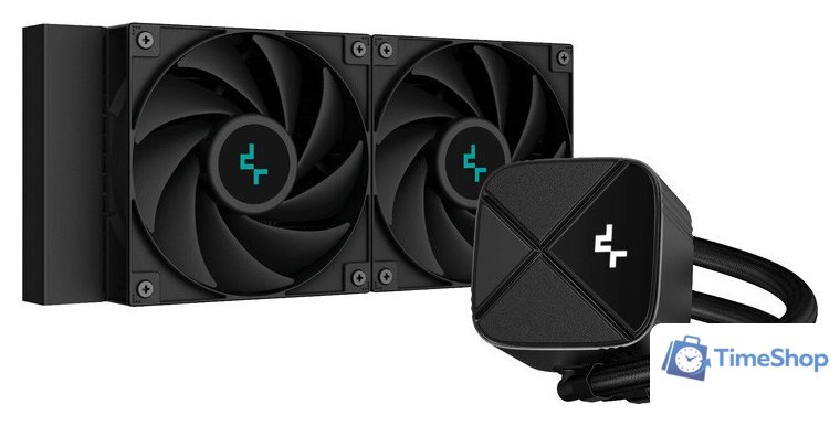 Система жидкостного охлаждения для процессора DeepCool LS520S Zero Dark Black R-LS520-BKNNMM-G-1 - Изображение №1 — Интернет-магазин Time-Shop