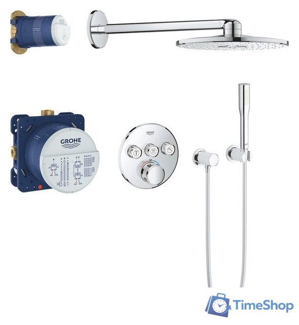 Душевая система  Grohe Grohtherm SmartControl 34705000 - Изображение №1 — Интернет-магазин Time-Shop