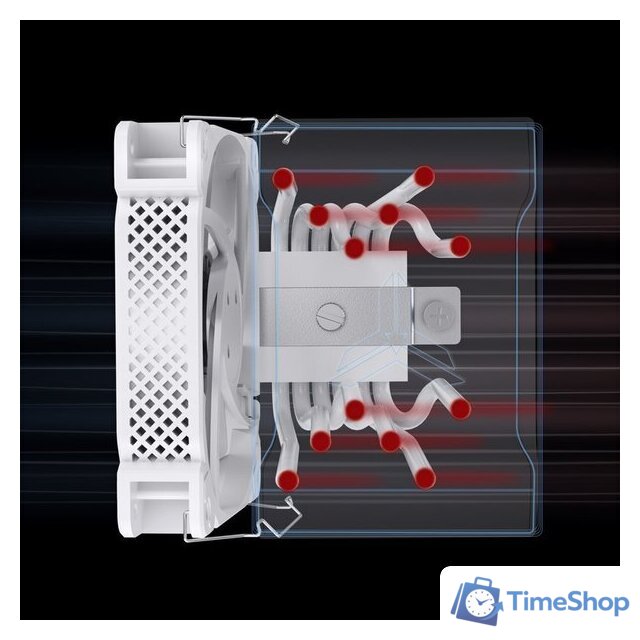 Кулер для процессора Jonsbo HX6240 White - Изображение №2 — Интернет-магазин Time-Shop