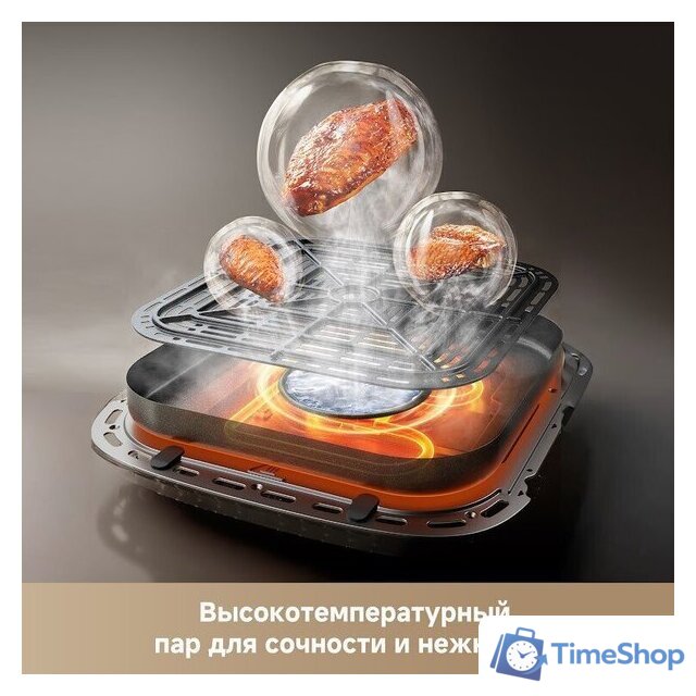 Аэрогриль (аэрофритюрница) Dreame Air Fryer AF10 (черный) - Изображение №6 — Интернет-магазин Time-Shop