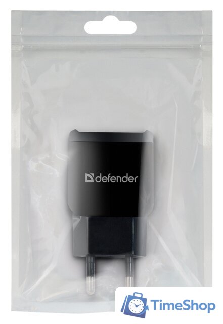 Сетевое зарядное Defender EPA-13 (черный) - Изображение №3 — Интернет-магазин Time-Shop