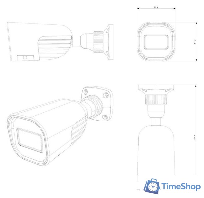 IP-камера Provision-ISR I4-340IPSN-MVF-V2 - Изображение №4 — Интернет-магазин Time-Shop