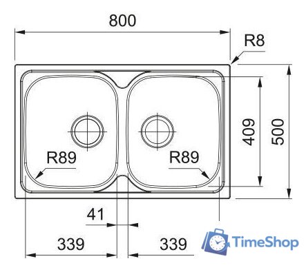 Кухонная мойка Franke Spark SKX 620-34-34/80 101.0712.234 - Изображение №2 — Интернет-магазин Time-Shop