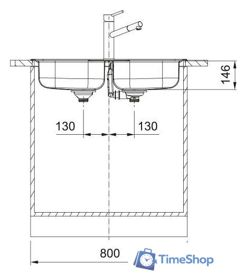 Кухонная мойка Franke Spark SKX 620-34-34/80 101.0712.234 - Изображение №3 — Интернет-магазин Time-Shop