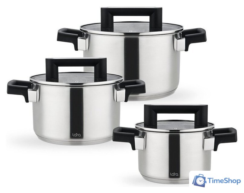 Набор кастрюль Lara Сириус LR02-135 - Изображение №1 — Интернет-магазин Time-Shop