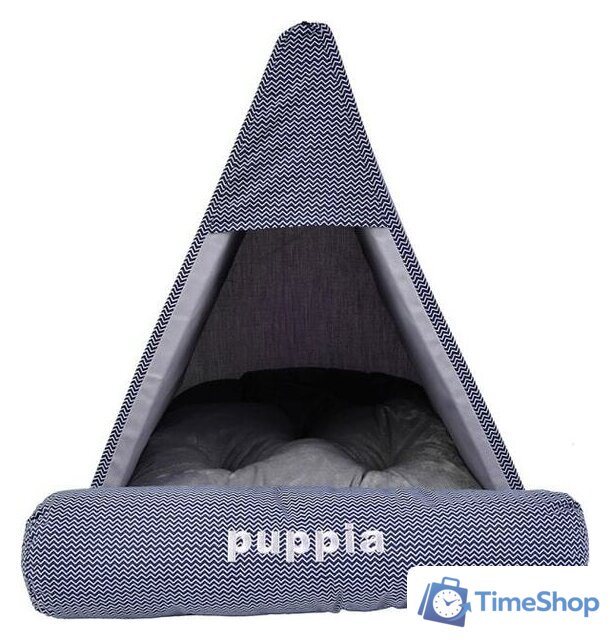 Домик Puppia Wave Check OASD-AU6036-NY-FR (синий) - Изображение №2 — Интернет-магазин Time-Shop