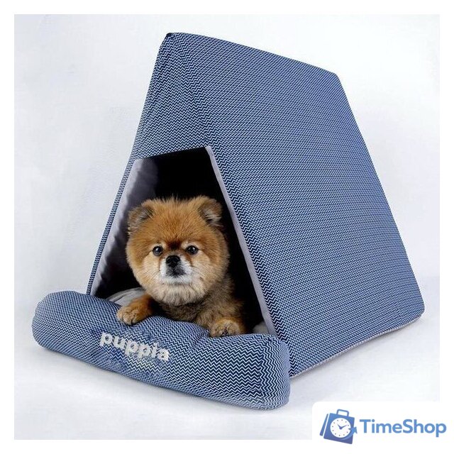 Домик Puppia Wave Check OASD-AU6036-NY-FR (синий) - Изображение №3 — Интернет-магазин Time-Shop