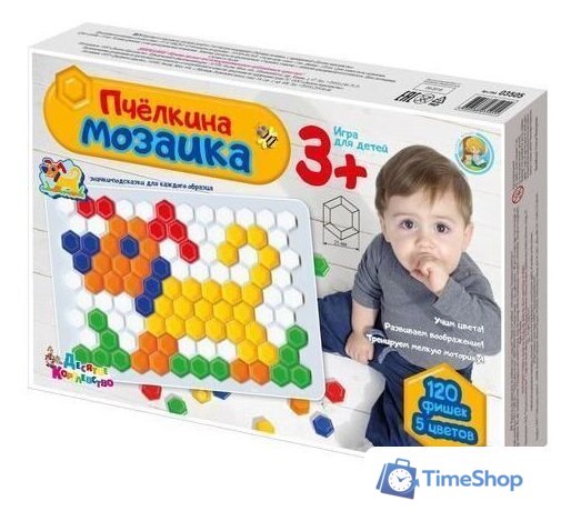 Развивающая игра Десятое королевство Мозаика. Пчелкина 03505 - Изображение №1 — Интернет-магазин Time-Shop