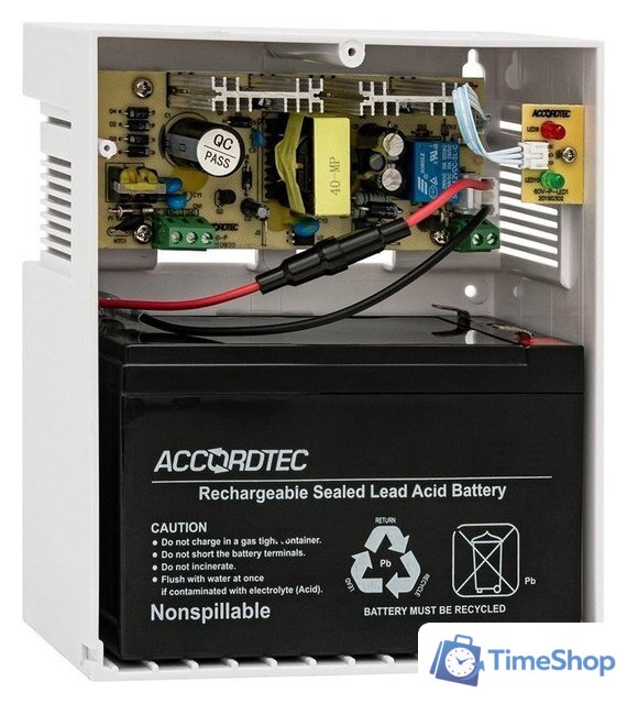 Источник бесперебойного питания AccordTec ББП-60 исп. 1 (пластик белый) - Изображение №4 — Интернет-магазин Time-Shop