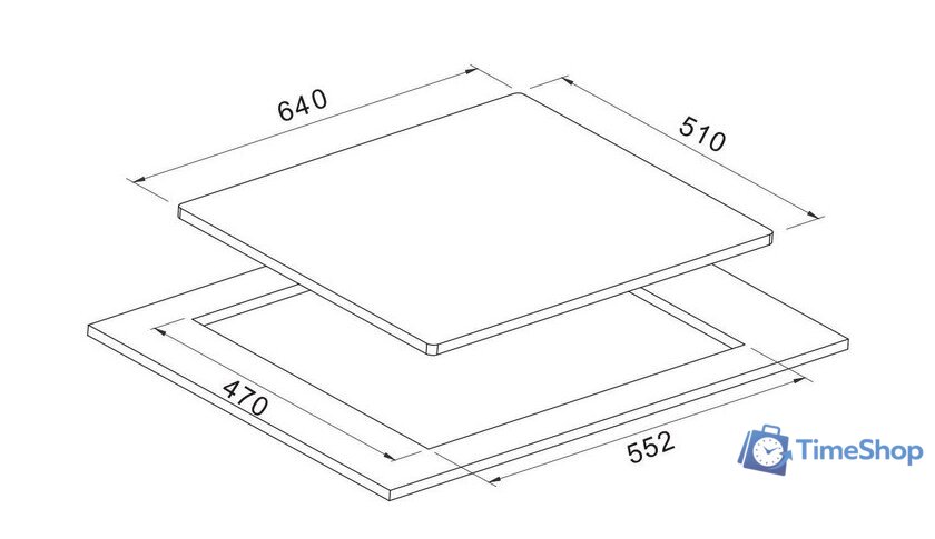Варочная панель Schtoff H6047C30IS Black - Изображение №4 — Интернет-магазин Time-Shop