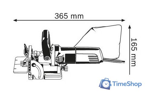 Шпоночный (ламельный) фрезер Bosch GFF 22 A Professional - Изображение №2 — Интернет-магазин Time-Shop