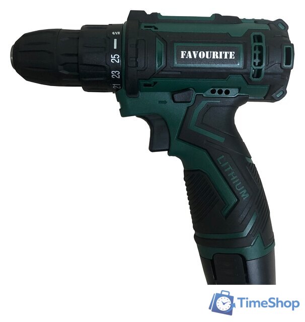 Дрель-шуруповерт Favourite DC-1202 PROMO (с 2-мя АКБ, кейс) - Изображение №1 — Интернет-магазин Time-Shop