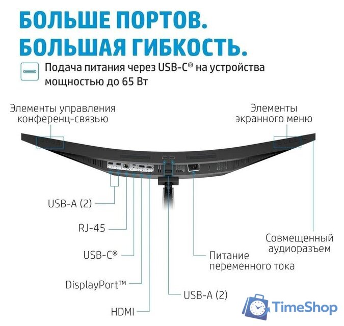 Монитор HP E34m G4 40Z26AA - Изображение №13 — Интернет-магазин Time-Shop