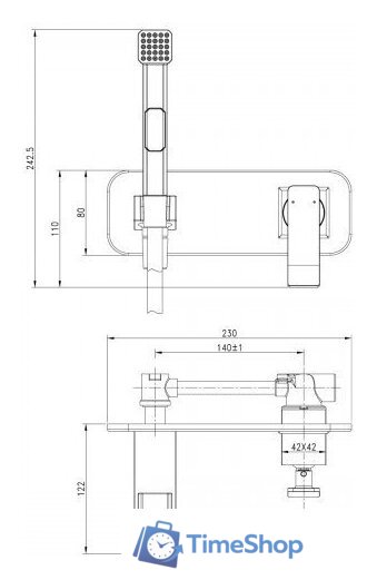 Гигиенический душ Lemark Contest LM5819CW - Изображение №2 — Интернет-магазин Time-Shop
