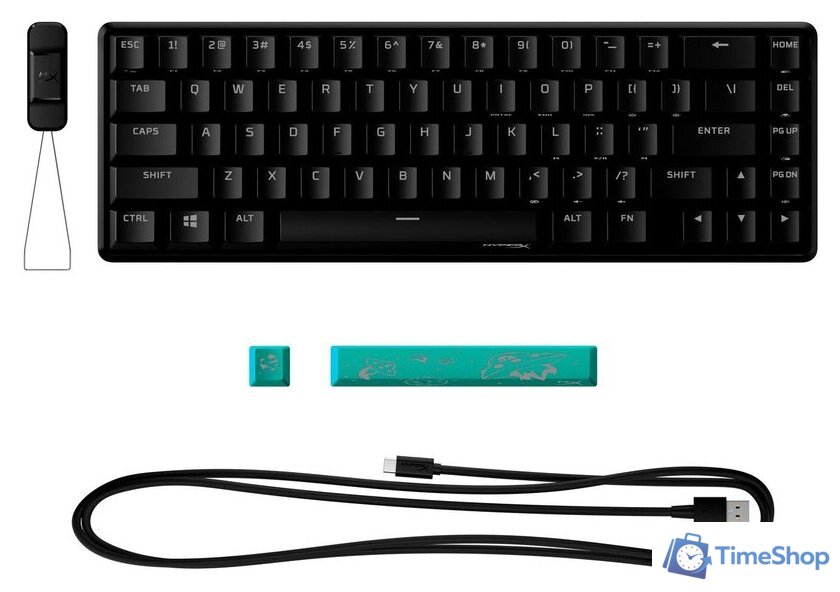 Клавиатура HyperX Alloy Origins 65 (HyperX Red, нет кириллицы) - Изображение №6 — Интернет-магазин Time-Shop