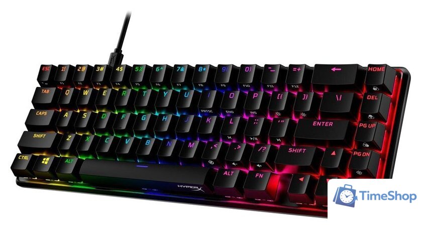 Клавиатура HyperX Alloy Origins 65 (HyperX Red, нет кириллицы) - Изображение №2 — Интернет-магазин Time-Shop
