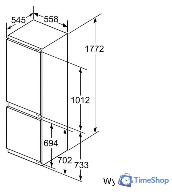 Холодильник Bosch Serie 6 KIS86AFE0 - Изображение №7 — Интернет-магазин Time-Shop
