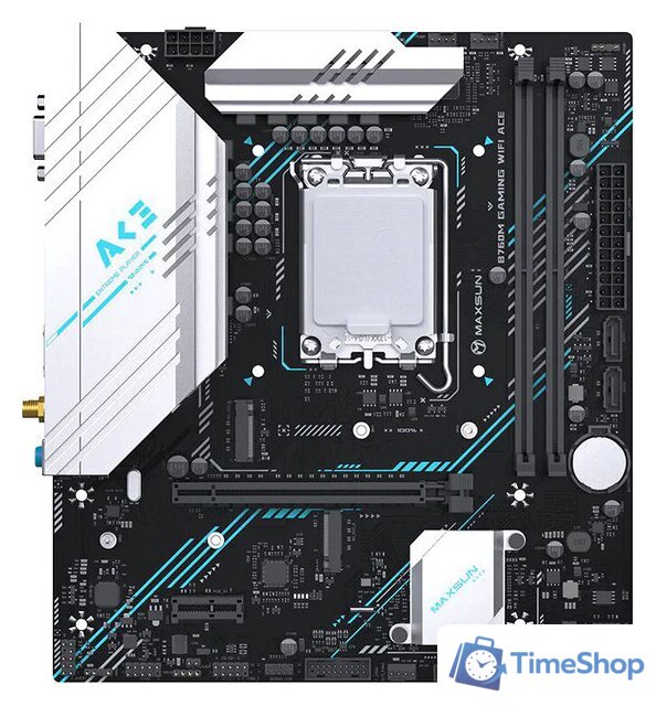 Материнская плата Maxsun B760M Gaming WiFi Ace - Изображение №1 — Интернет-магазин Time-Shop