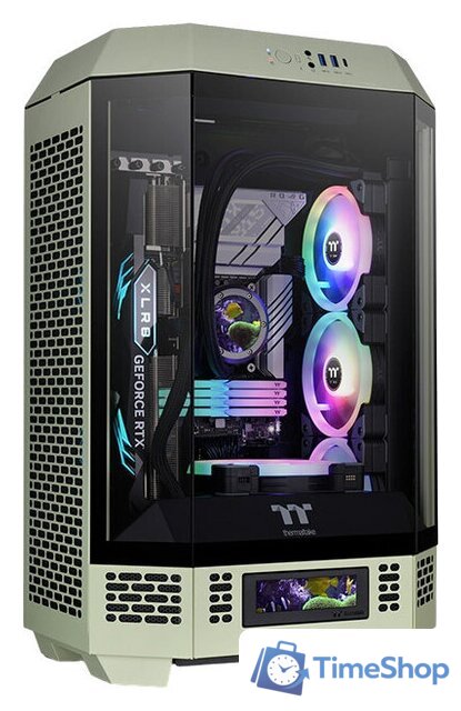 Корпус Thermaltake The Tower 300 Matcha Green CA-1Y4-00SEWN-00 - Изображение №1 — Интернет-магазин Time-Shop