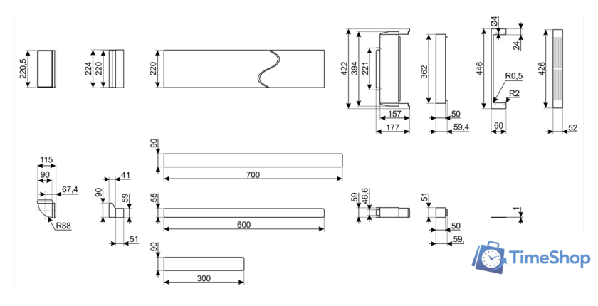 Комплект для рециркуляции Smeg KITF6HOBD - Изображение №2 — Интернет-магазин Time-Shop
