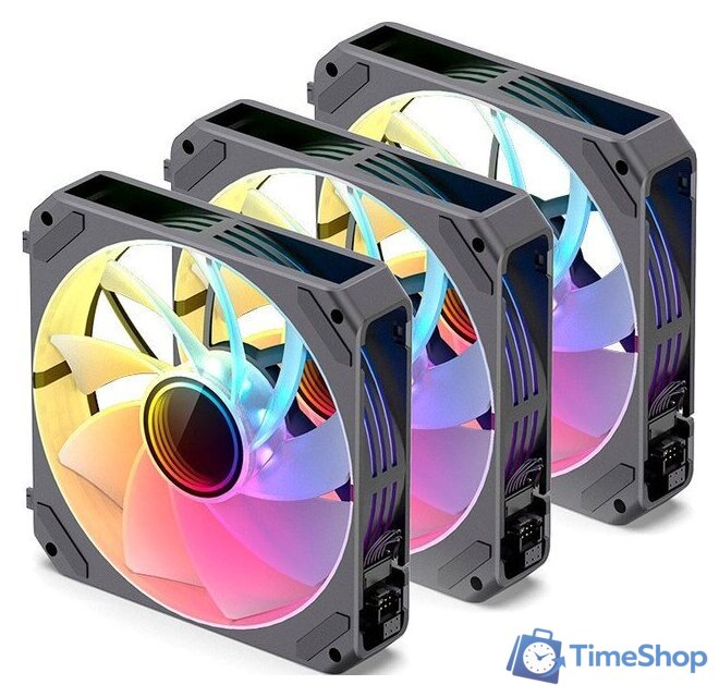 Комплект вентиляторов для корпуса Jonsbo ZG-120BR (3 in 1) - Изображение №1 — Интернет-магазин Time-Shop