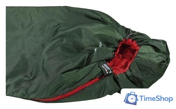 Спальный мешок High Peak Lite Pak 800 23260 (зеленый/красный) - Изображение №3 — Интернет-магазин Time-Shop