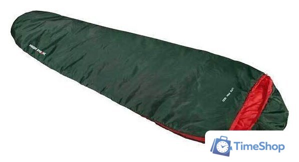 Спальный мешок High Peak Lite Pak 800 23260 (зеленый/красный) - Изображение №1 — Интернет-магазин Time-Shop