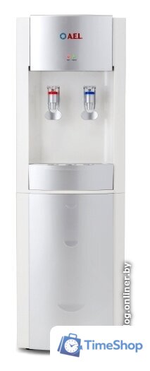 Кулер для воды AEL LD-AEL-28 (белый/серебристый) - Изображение №4 — Интернет-магазин Time-Shop