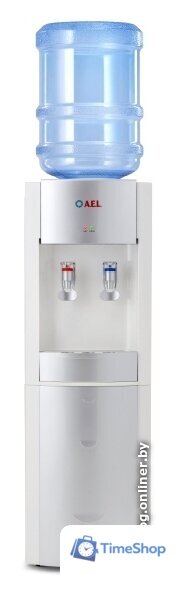 Кулер для воды AEL LD-AEL-28 (белый/серебристый) - Изображение №2 — Интернет-магазин Time-Shop