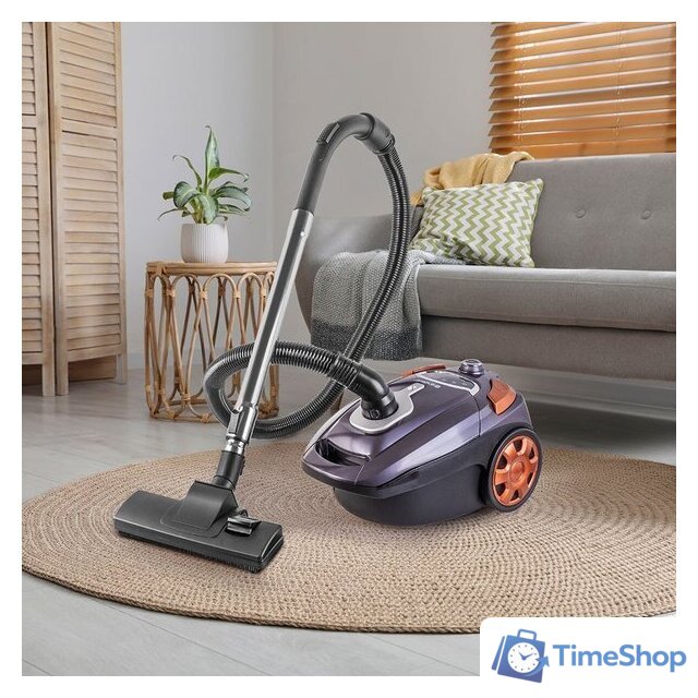 Пылесос Endever SkyClean VC-250 (серый/фиолетовый) - Изображение №10 — Интернет-магазин Time-Shop