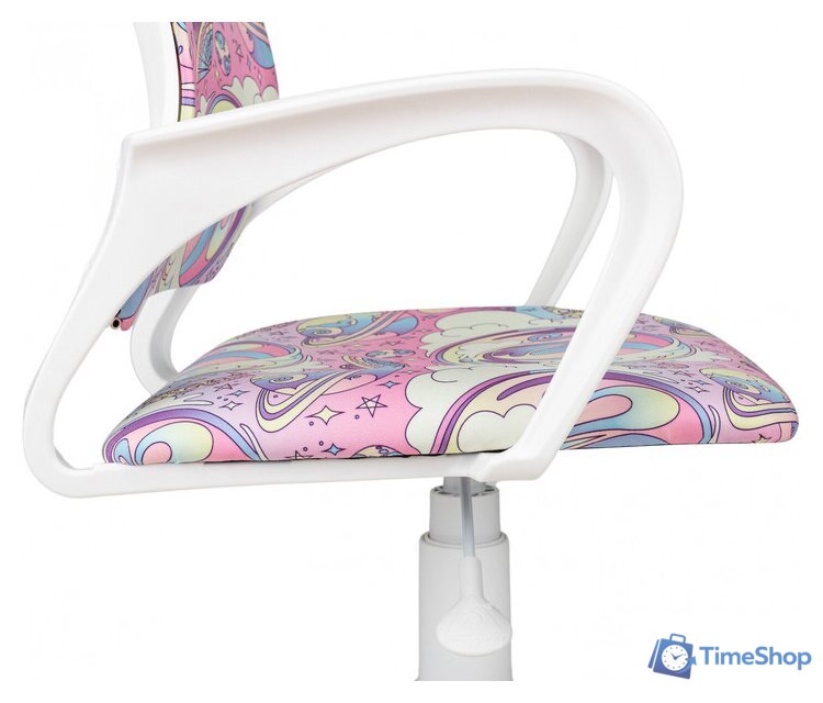 Офисное кресло Бюрократ Burokids 1W 1942510 (мультиколор розовая луна/пластик белый) - Изображение №7 — Интернет-магазин Time-Shop