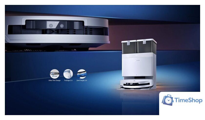 Робот-пылесос Ecovacs T50 Pro Omni DDX67 (белый) - Изображение №10 — Интернет-магазин Time-Shop