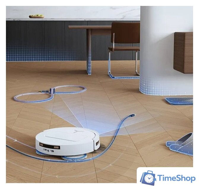 Робот-пылесос Ecovacs T50 Pro Omni DDX67 (белый) - Изображение №11 — Интернет-магазин Time-Shop