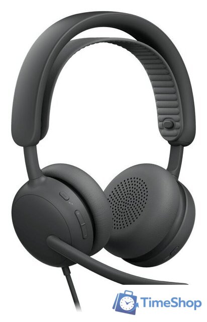 Наушники Logitech Zone Wired 2 For Business (MS, графит) - Изображение №2 — Интернет-магазин Time-Shop