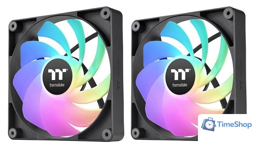 Комплект вентиляторов для корпуса Thermaltake CT140 Sync Reverse ARGB 2-Fan Pack CL-F174-PL14SW-A - Изображение №1 — Интернет-магазин Time-Shop