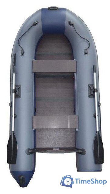 Моторно-гребная лодка Муссон 2900 СК Light (серый/синий) - Изображение №1 — Интернет-магазин Time-Shop