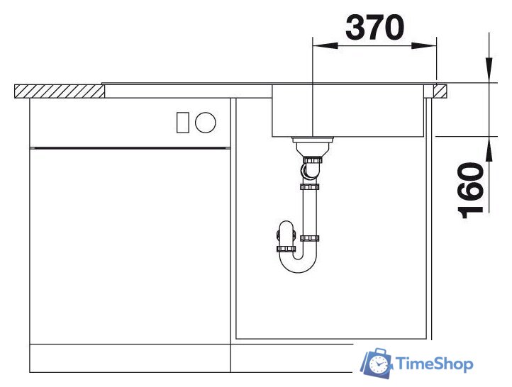 Кухонная мойка Blanco Livit XL 6 S 518519 (серебристый) - Изображение №6 — Интернет-магазин Time-Shop