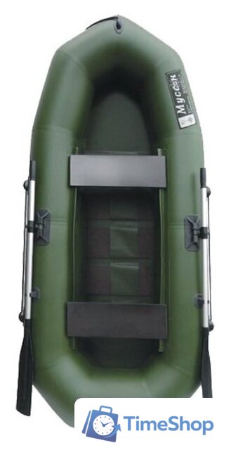 Гребная лодка Муссон R 260 РС (зеленый) - Изображение №1 — Интернет-магазин Time-Shop