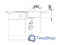 Кухонная мойка Blanco Metra 5 S 527110 (мягкий белый) - Изображение №5 — Интернет-магазин Time-Shop