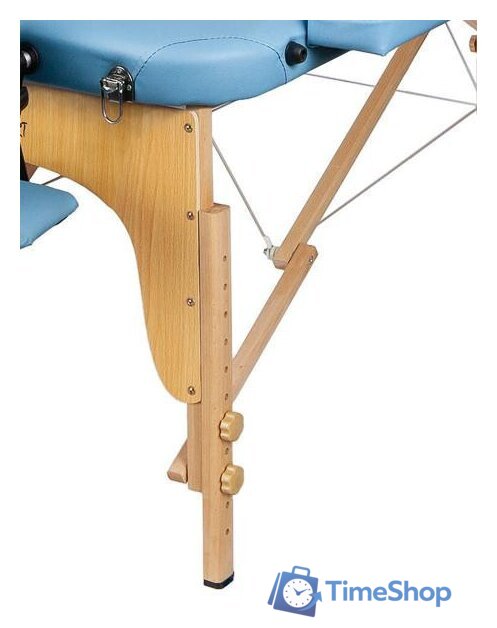 Массажный стол Atlas Sport 70 см складной 3-с деревянный (светло-голубой) - Изображение №5 — Интернет-магазин Time-Shop