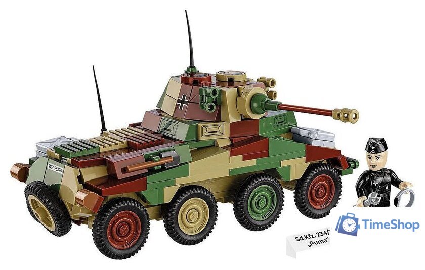 Конструктор Cobi Historical Collection WWII Sd Kfz 234/2 Puma - Изображение №3 — Интернет-магазин Time-Shop
