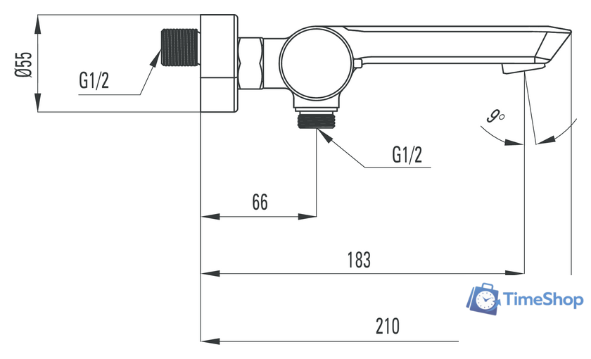 Смеситель Deante Arnika BQA N10M - Изображение №2 — Интернет-магазин Time-Shop