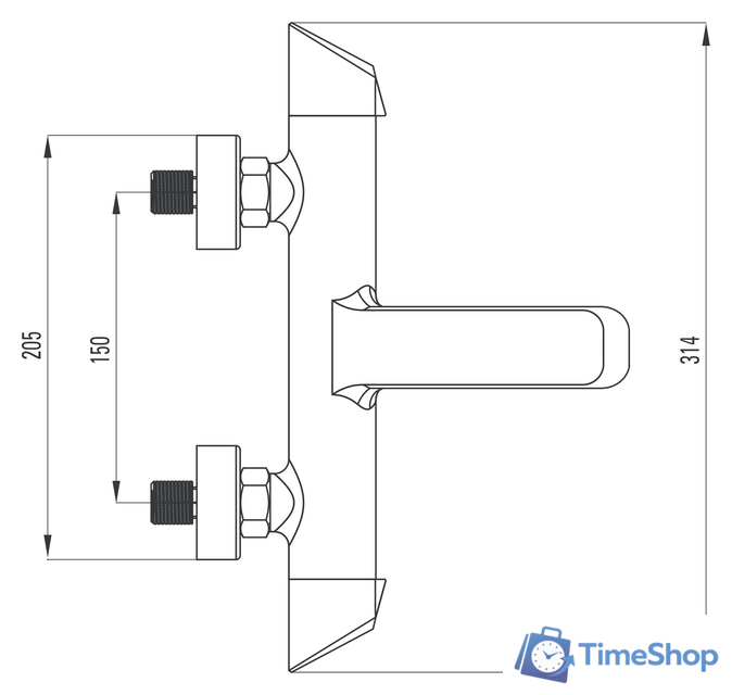 Смеситель Deante Arnika BQA N10M - Изображение №3 — Интернет-магазин Time-Shop