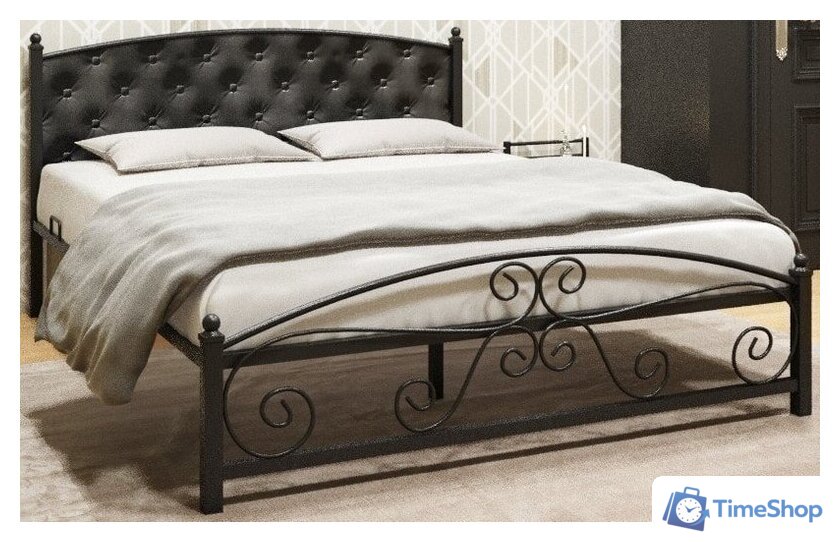 Кровать ИП Князев Бали 160x200 (черный) - Изображение №1 — Интернет-магазин Time-Shop