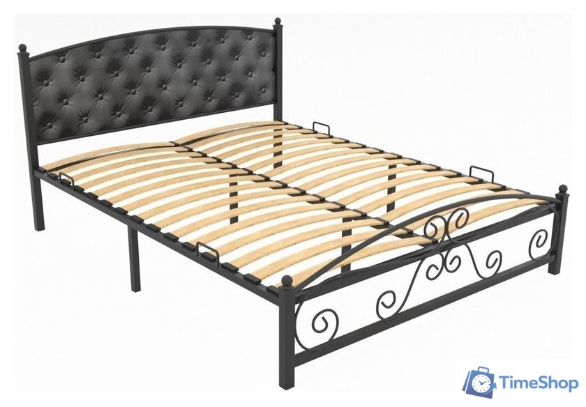 Кровать ИП Князев Бали 160x200 (черный) - Изображение №3 — Интернет-магазин Time-Shop