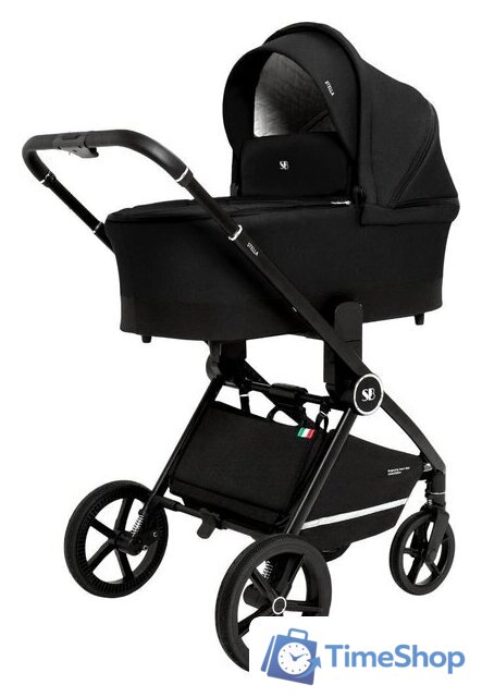 Универсальная коляска Sweet Baby Stella 2в1 (черный) - Изображение №1 — Интернет-магазин Time-Shop