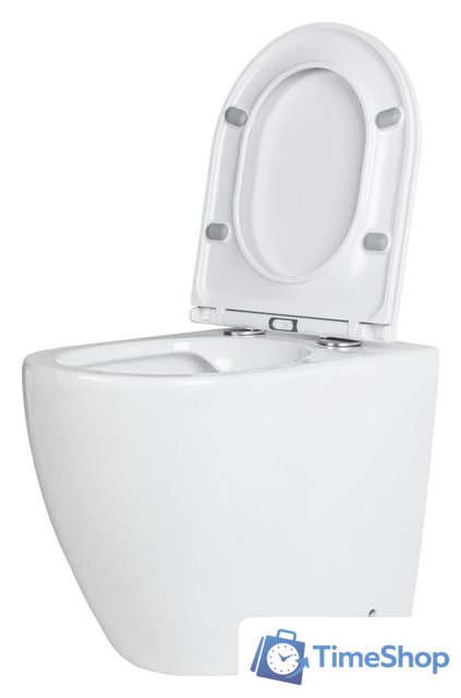 Унитаз подвесной Roxen Antares в комплекте с инсталляцией StounFix Dual Fresh 6 в 1 569295 (кнопка: белый глянец) - Изображение №6 — Интернет-магазин Time-Shop