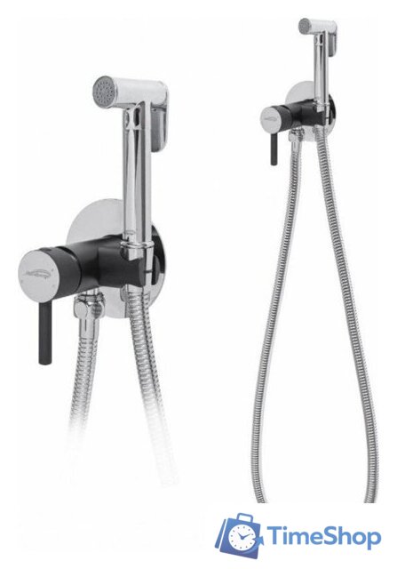 Гигиенический душ Hansberge H3099 (черный хром) - Изображение №2 — Интернет-магазин Time-Shop