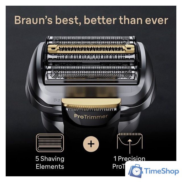 Электробритва Braun Series 9 Pro+ 9525S - Изображение №3 — Интернет-магазин Time-Shop